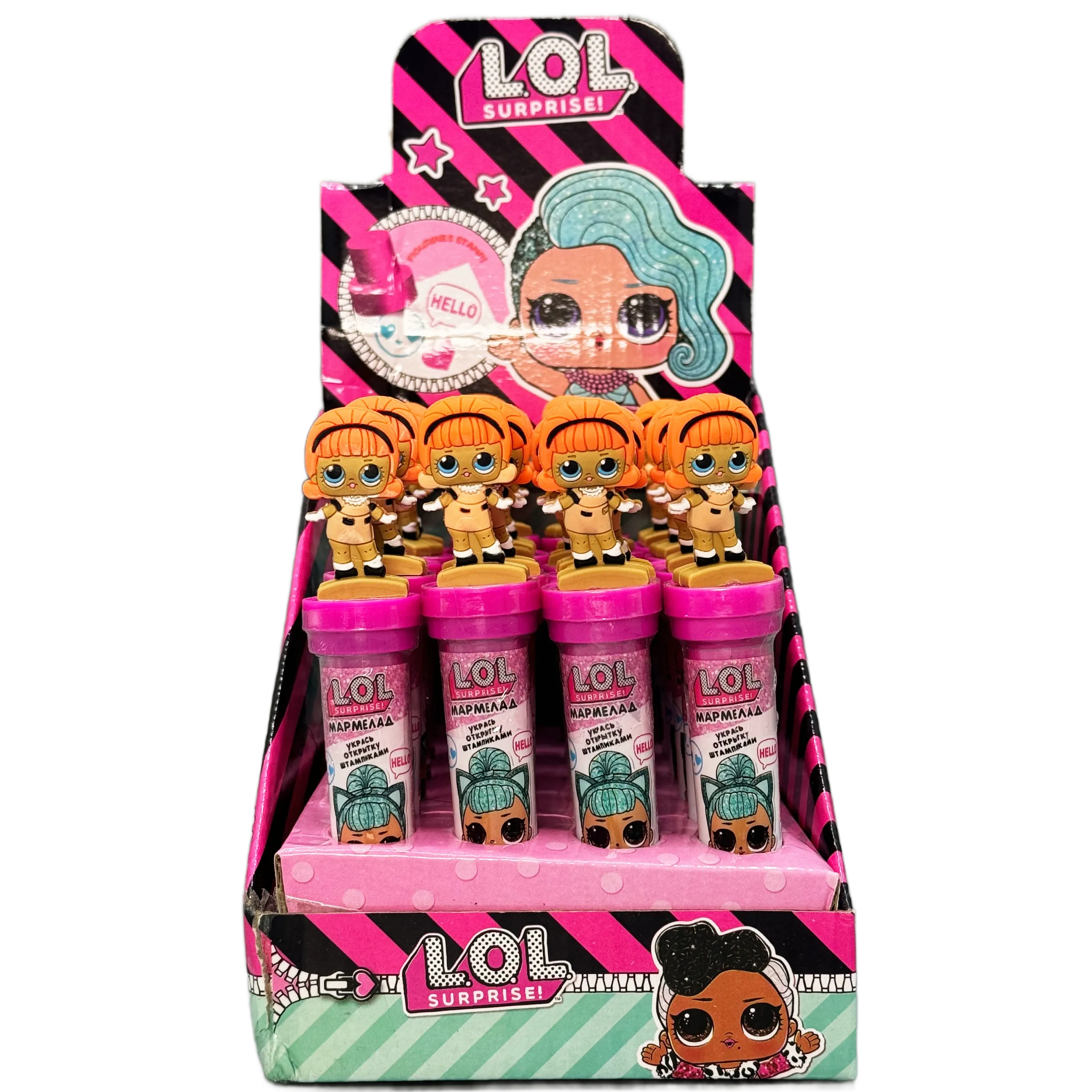 آبنبات استمپ دار ال و ال